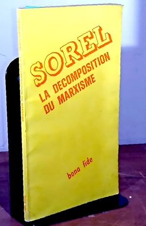 Seller image for LA DECOMPOSITION DU MARXISME for sale by Livres 113