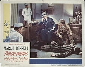 Seller image for Trade Winds Lobby Card1938 Fredric March, Joan Bennett, Ralph Bellamy for sale by AcornBooksNH