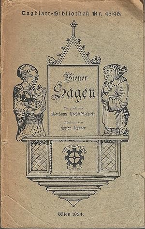 Imagen del vendedor de Wiener Sagen. Tagblatt-Bibliothek Nr. 45/46. a la venta por Tinakori Books