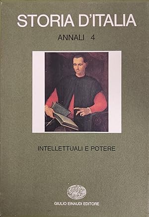 ANNALI 4 - INTELLETTUALI E POTERE