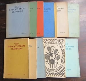 Old Bryanstonian Yearbook, Number 3 to 14, 1938 to 1950 (12 issues)