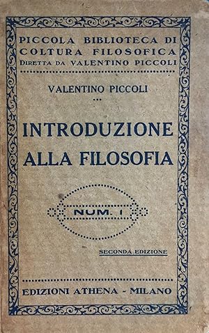 Imagen del vendedor de Introduzione alla filosofia. Terza edizione a la venta por TORRE DI BABELE