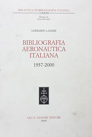 Bibliografia aereonautica italiana 1937-2000