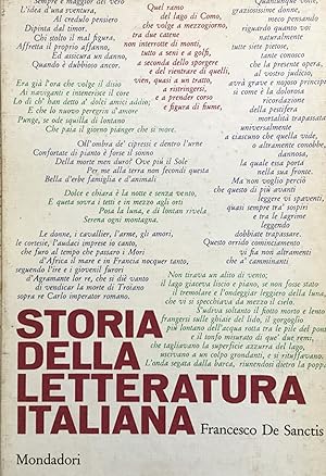 Storia della letteratura italiana