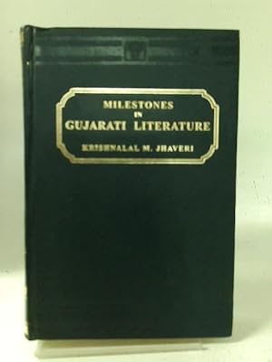 Immagine del venditore per Milestones In Gujarati Literature venduto da World of Rare Books