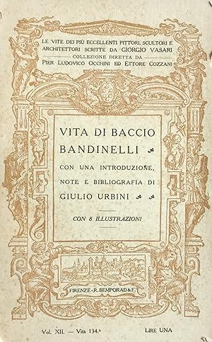 Seller image for Vita di Baccio Bandinelli (13288) for sale by TORRE DI BABELE