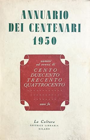 Annuario dei centenari 1950