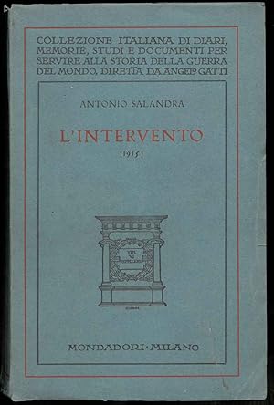 L'Intervento. (1915). Ricordi e pensieri.