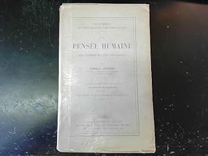 Bild des Verkufers fr La pense humaine, ses formes et ses problmes. Traduit Jacques de Coussange zum Verkauf von JLG_livres anciens et modernes