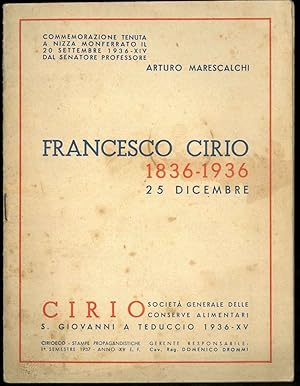 Franesco Cirio 1836-1936 25 Dicembre.