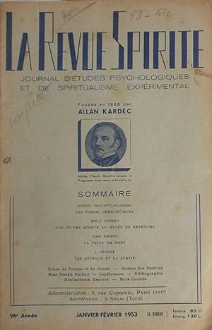 La revue spirite (rivista) 1953 annata completa 6 fascicoli