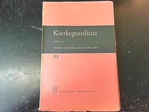 Bild des Verkufers fr Kierkegaardiana II. Udgivne af Sren Kierkegaard Selskabet zum Verkauf von JLG_livres anciens et modernes