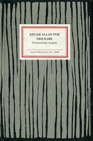 Bild des Verkufers fr Der Rabe. Zweisprachige Ausgabe (IB 1006). In der bertragung von Hans Wollschlger. Mit dem Essay "Die Methode der Komposition" von Edgar Allan Poe in der bersetzung von Ursula Wernicke. Mit einem Nachwort von E. Y. Meyer. 7. Auflage (8.-9. Tsd.). zum Verkauf von Antiquariat & Buchhandlung Rose