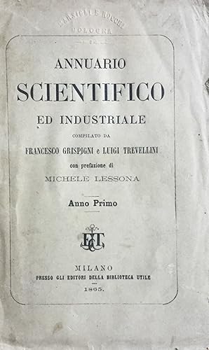 Annuario scientifico ed industriale 1865