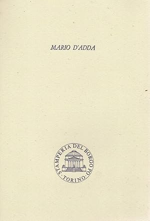 Bild des Verkufers fr Mario D'Adda( 1903 - 1976 ) zum Verkauf von Biblioteca di Babele