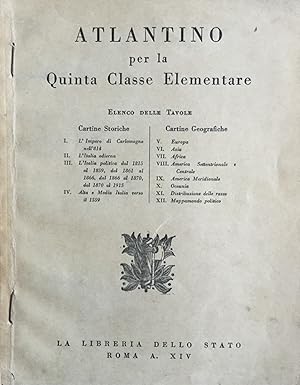 Atlantino per la quinta classe elementare