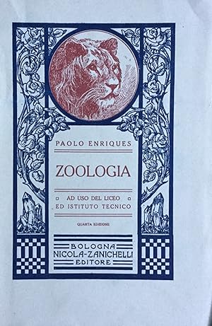 Imagen del vendedor de Zoologia. Paolo Enriques 1922 a la venta por TORRE DI BABELE
