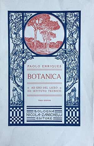 Imagen del vendedor de Botanica - Paolo Enriques 1921 a la venta por TORRE DI BABELE