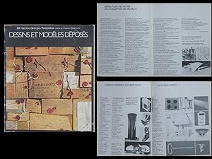 DESSINS ET MODELES DEPOSES, CENTRE GEORGES POMPIDOU, 1981 - DESIGN