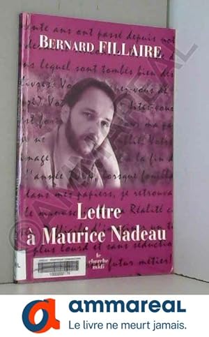 Seller image for Lettre  Maurice Nadeau for sale by Ammareal