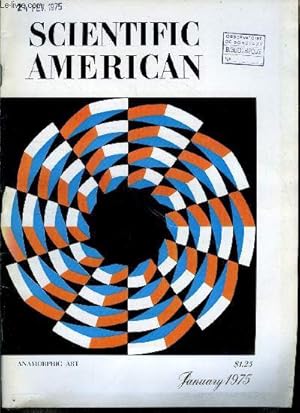 Bild des Verkufers fr Lot de 11 numros de l'anne 1975 de la revue Scientific American - Septembre manquant - Anamorphic art, Carthaginian head, Deadly mushrooms, Dinosaur renaissance, Microcomputers, Motion perception, The journal bearing, Stellar orientation in birds, Cross zum Verkauf von Le-Livre