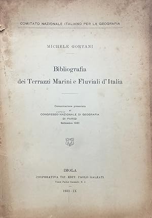 Bibliografia dei terrazzi Marini e fluviali d'Italia