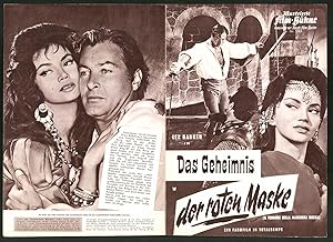 Bild des Verkufers fr Filmprogramm IFB Nr. 5383, Das Geheimnis der roten Maske, Lex Barker, Chelo Alonso, Regie: Luigi Capuano zum Verkauf von Bartko-Reher