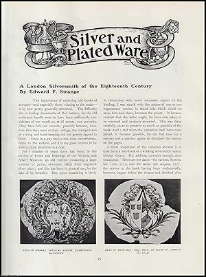 Seller image for George Coyte, a London Silversmith of The Eighteenth Century. An original article from The Connoisseur, 1907. for sale by Cosmo Books