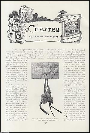 Seller image for Chester (City in England) : Chesters Remote History TOGETHER WITH Chester Corporation Plate. An original article from The Connoisseur, 1907. for sale by Cosmo Books