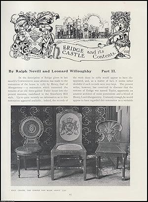 Seller image for Eridge Castle (part 2) & its Contents. An original article from The Connoisseur, 1907. for sale by Cosmo Books