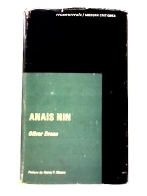 Bild des Verkufers fr Anais Nin Crosscurrents: Modern Critiques zum Verkauf von World of Rare Books