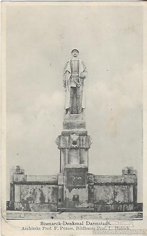 AK Bismarck Denkmal Darmstadt. ca. 1906