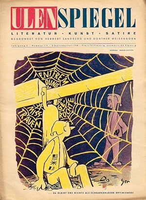 Bild des Verkufers fr Ulenspiegel, Jahrgang 3, Nr. 19, 1948 Entfremdung, Gerchte, Misstrauen zum Verkauf von Leipziger Antiquariat
