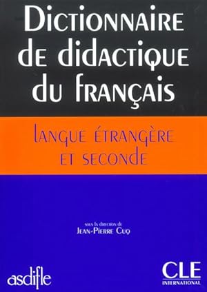 Bild des Verkufers fr dictionnaire didactique FLE zum Verkauf von Chapitre.com : livres et presse ancienne