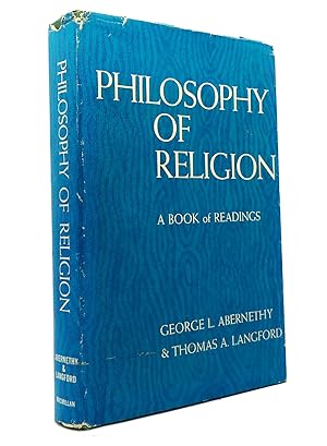 Seller image for PHILOSOPHY OF RELIGION for sale by Rare Book Cellar