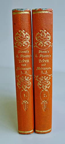 Bild des Verkufers fr Tristram Shandy's Leben und Meinungen. Erster bis Vierter Theil (In 2 Bnden). Aus dem Englischen von Georg Nikolaus Brmann. zum Verkauf von Versandantiquariat Wolfgang Petry