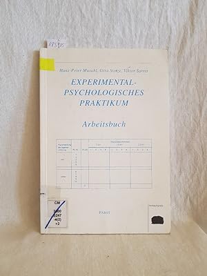 Seller image for Experimentalpsychologisches Praktikum, Arbeitsbuch. (= Experimentalpsychologisches Experiment). for sale by Versandantiquariat Waffel-Schrder