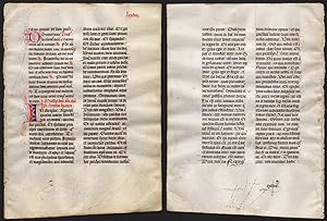 Missal Missale manuscript manuscrit Handschrift - (Blatt / leaf "LXXXVIII")