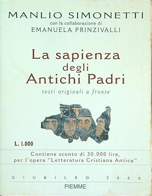 Seller image for La sapienza degli Antichi Padri for sale by Librodifaccia