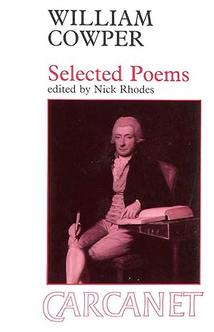 Seller image for Selected Poems by Cowper, William for sale by M Godding Books Ltd