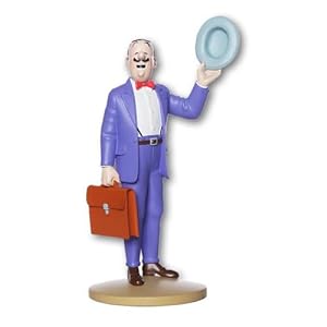 Figurine Tintin - Séraphin Lampion à la mallette