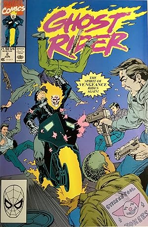 Seller image for GHOST RIDER No. 2 (June 1990) NM for sale by OUTSIDER ENTERPRISES