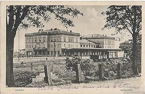 AK Hanau. Ostbahnhof. ca. 1917