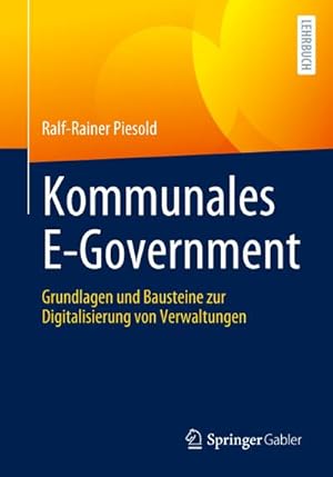 Imagen del vendedor de Kommunales E-Government a la venta por Rheinberg-Buch Andreas Meier eK