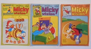 Mickyvision 1978 - Heft Nr. 1; Nr. 2 und Nr. 6 [Konvolut aus 3 Ausgaben].