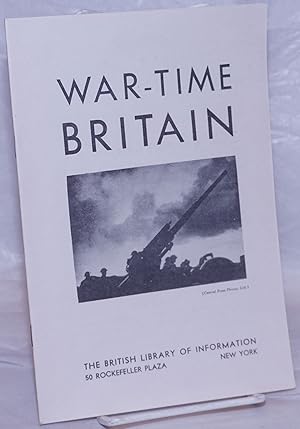 Seller image for War-Time Britain for sale by Bolerium Books Inc.