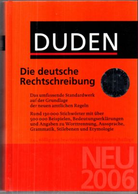 Bild des Verkufers fr Duden. Die neue deutsche Rechtschreibung. Auf Grundlage der neuen amtlichen Rechtschreibregeln. OHNE CD-ROM!! zum Verkauf von Leonardu