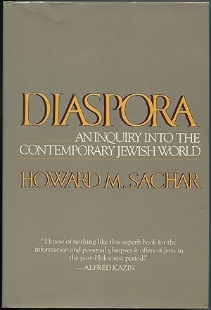 Bild des Verkufers fr Diaspora An Inquiry into the Contemporary Jewish World zum Verkauf von Between the Covers-Rare Books, Inc. ABAA