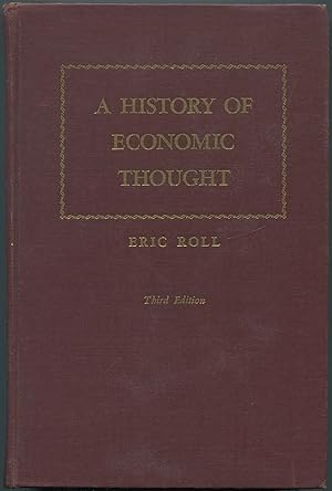 Bild des Verkufers fr A History of Economic Thought zum Verkauf von Between the Covers-Rare Books, Inc. ABAA