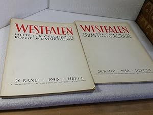 WESTFALEN Hefte für Geschichte Kunst und Volkskunde 28. Band, Heft 1 und 2 / 3 Mitteilungen des V...